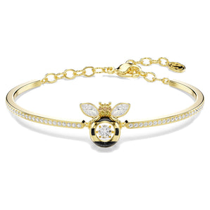 Bracciale rigido Idyllia Taglio misto, Ape, Multicolore, Placcato color oro