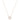 Collana Swarovski Sparkling Dance Round, bianco, Placcato oro rosa