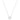 Collana Swarovski Sparkling Dance Round, bianco, Placcatura rodio