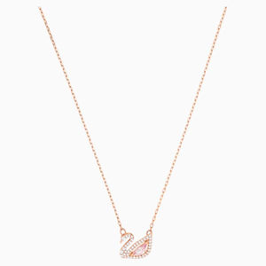 Collana Swarovski Dazzling Swan, multicolore, Placcato oro rosa