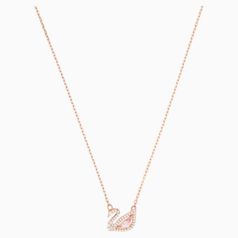 Collana Swarovski Dazzling Swan, multicolore, Placcato oro rosa