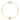 Bracciale Swarovski Remix Collection Snowflake Strand, bianco, Placcato oro misura M