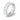 Anello Vittore Wide, bianco, placcato rodio (Misura 55)