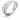 Anello Swarovski Twist Rows Bianco, Placcato rodio (misura 50)