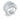 Anello Twist Wrap, bianco, placcato rodio (Misura 52)