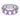 Braccialetto Swarovski Millenia Taglio ottagonale, Viola, Placcato rodio