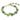 Braccialetto Swarovski Gema Taglio misto, Verde, Placcato color oro