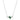 Pendente Swarovski Mesmera Taglio misto, Verde, Placcato rodio