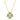 Pendente Swarovski Idyllia Quadrifoglio, Verde, Placcato color oro