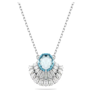 Pendente Swarovski Idyllia Conchiglia, Blu, Placcato rodio