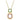 Pendente Chroma Taglio Cushion, Multicolore, Placcato color oro