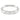 Bracciale rigido Millenia, Taglio ottagonale, Bianco, Placcato rodio