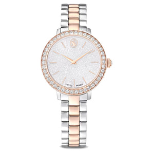 Orologio Fabbricato in Svizzera, Bracciale di metallo, Tono argentato, Finitura in tono oro rosa