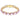 Bracciale Tennis Millenia Taglio ottagonale, Viola, Placcato color oro
