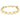 Bracciale Tennis Millenia Taglio ottagonale, Caramello, Placcato color oro