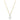 Pendente Stilla Attract Taglio Round, Bianco, Placcato color oro
