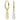 Orecchini a cerchio Stilla Attract Taglio Round, Bianchi, Placcato color oro