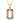 Pendente Swarovski Millenia Taglio ottagonale, Caramello, Placcato color oro
