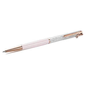 Penna Swarovski a sfera Crystalline Silk Infinito, Laccato rosa, placcato color oro rosa