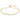 Bracciale Swarovski Tennis Matrix Taglio Round, Bianco, Placcato color oro