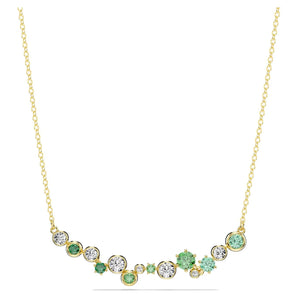 Collana Constella Taglio misto, Verde, Placcato color oro