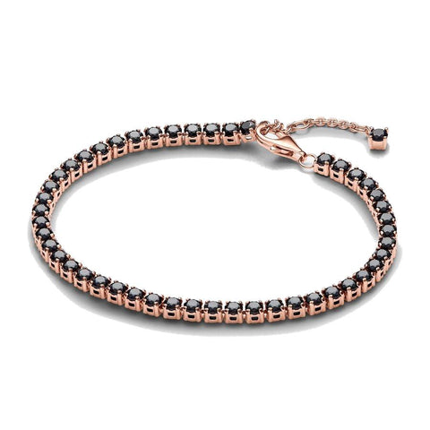 Bracciale Tennis con Pietre Nere Pandora (Misura 20 cm)