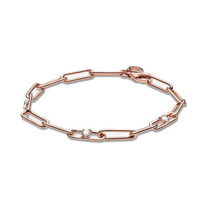 Bracciale a catena con pietre