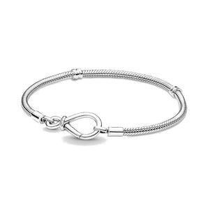 Bracciale Pandora con Chiusura a Nodo Infinito (misura 16 cm)