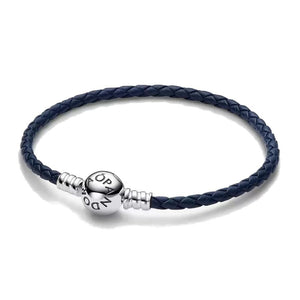 Bracciale in Pelle Blu Pandora