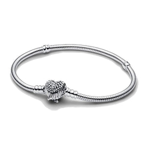 Bracciale con Chiusura a Cuore e Ali d'Angelo (Cm 21)