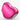 Charm Pandora Cuore Metallico Rosa