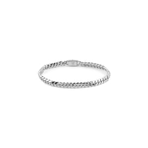 Bracciale da uomo in argento e diamante
