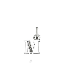 Mini charm M cristal