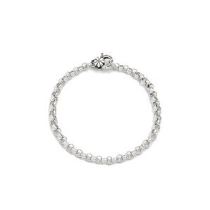 Bracciale rolò piccolo chiusura quadrifoglio Giovanni Raspini