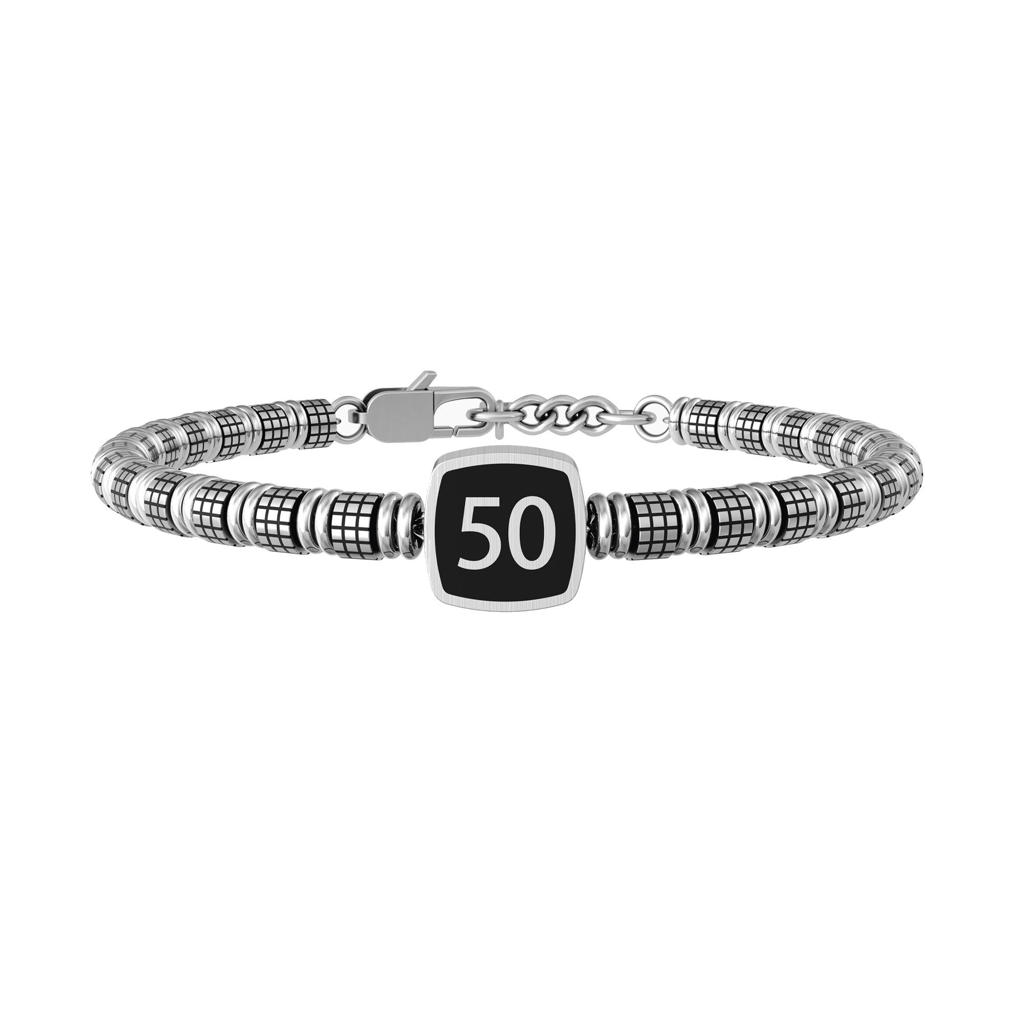 Bracciale in acciaio Kidult 50 the best is yet to come