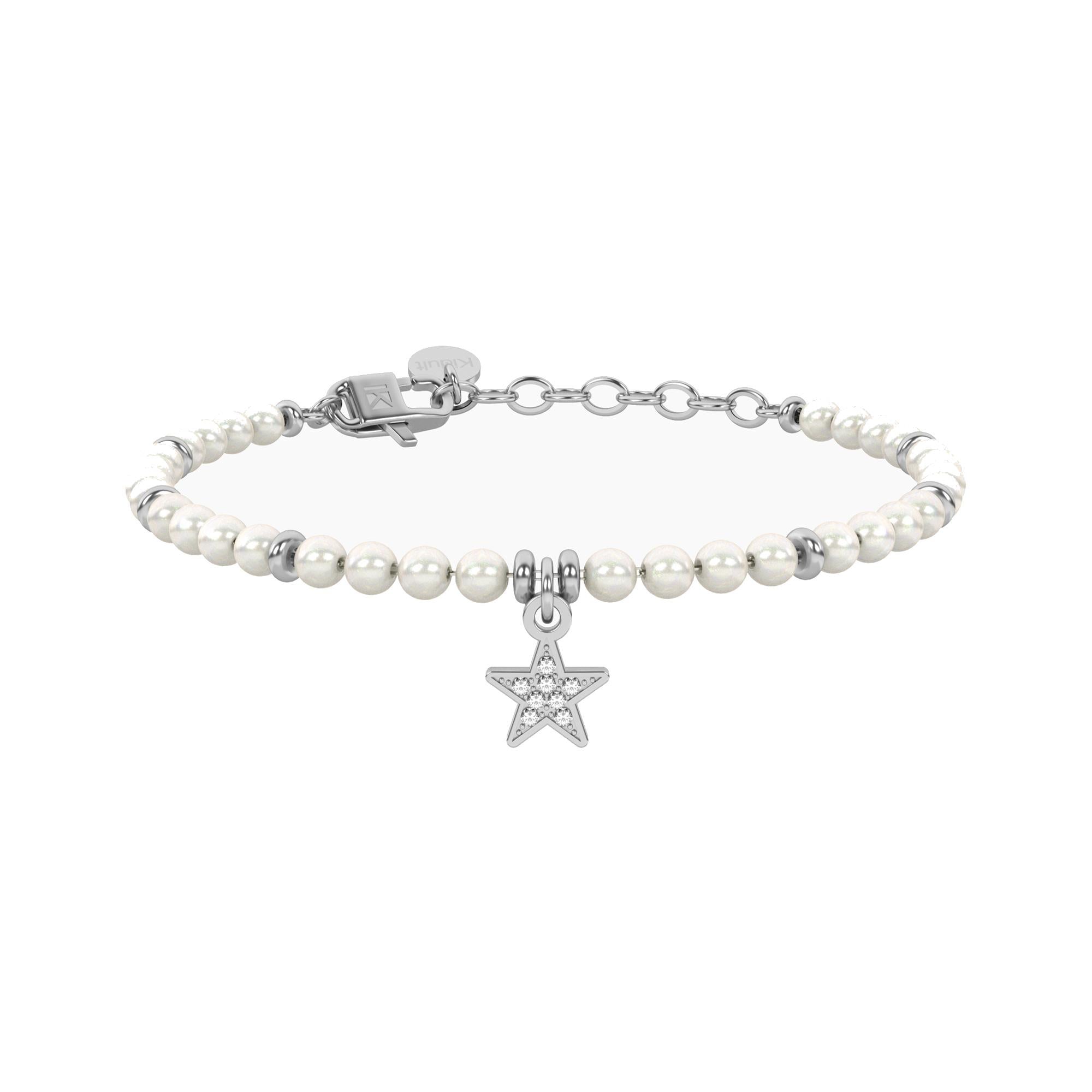 Bracciale con perle e stella