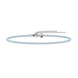 Cavigliera componibile azzurra