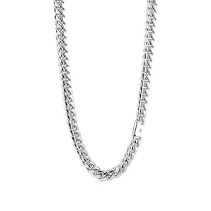 Catena da uomo in argento e diamante