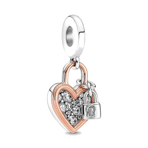 Charm Pandora Pendente Lucchetto "Together Always"