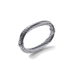 Bracciale Unoaere torchon argentato