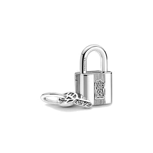 Charm Pandora Pendente Lucchetto e Chiave dell'Amore