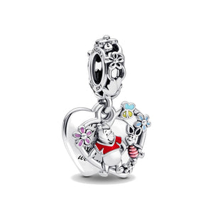 Charm Pandora pendente Disney, Winnie the Pooh, Pendente Winnie e Pimpi