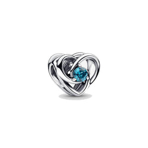 Charm Cuore Eterno Blu