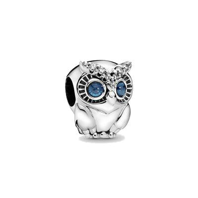 Charm Pandora Gufo Scintillante