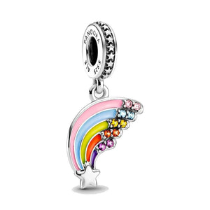 Charm Pandora pendente Arcobaleno colorato