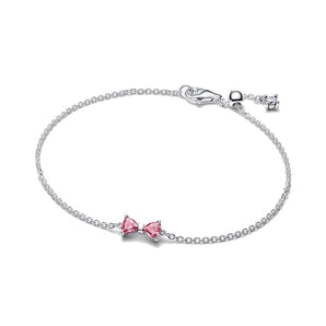 Bracciale Fiocco Luminoso Rosa (Misura 20 cm)