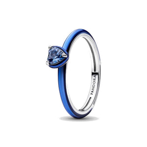 Anello Blu Chakra Heart Pandora MEArgento Sterling 925 (Misura 52)