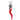 Charm corno rosso corona