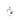 Charm Pendente Cuore con Pietra Viola Febbraio
