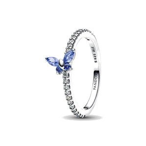 Anello Farfalla scintillante (Misura 52)